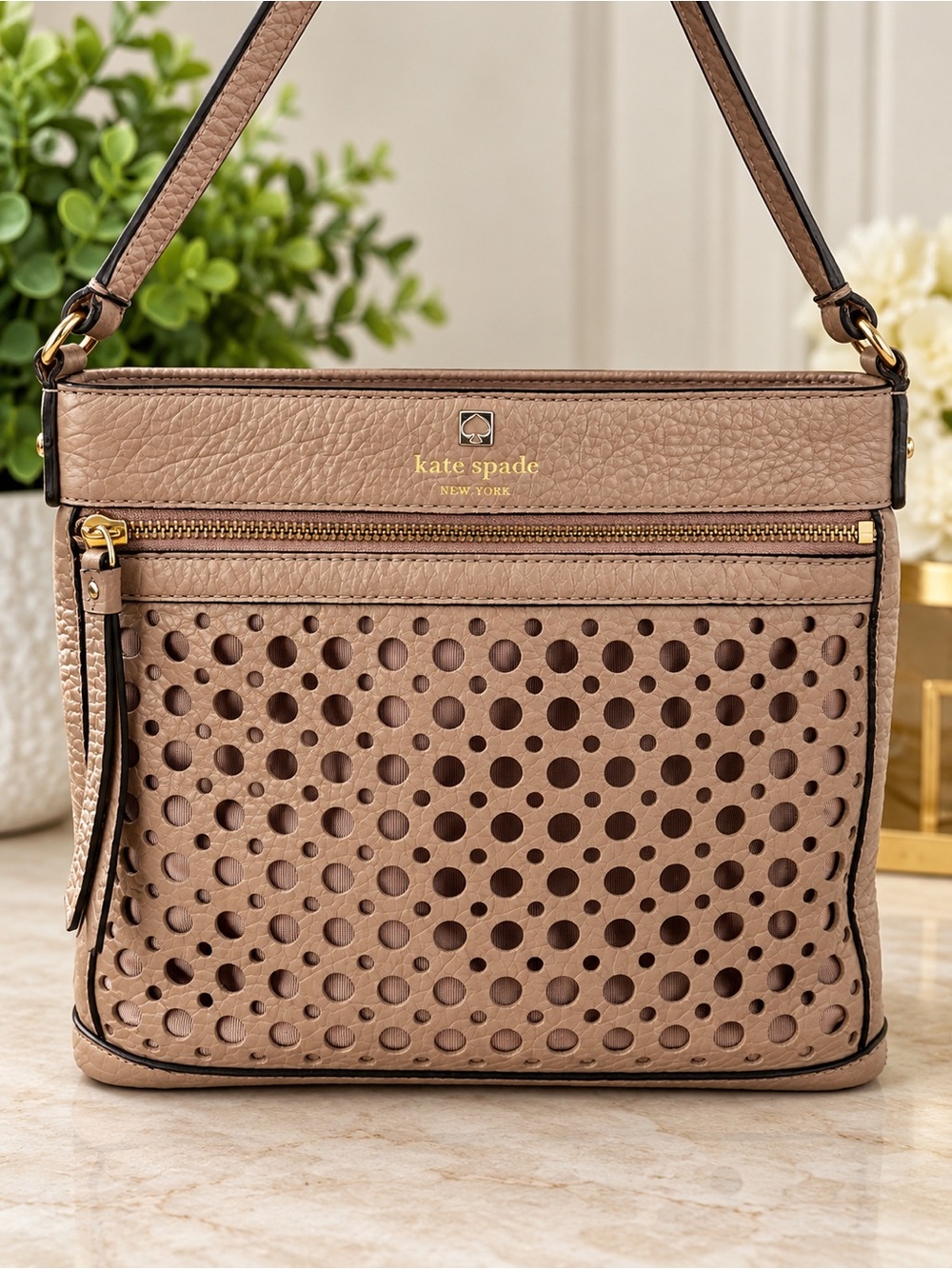 Kate Spade Perri Lane Reidy Bubbles Leather Crossbody WKRU2865